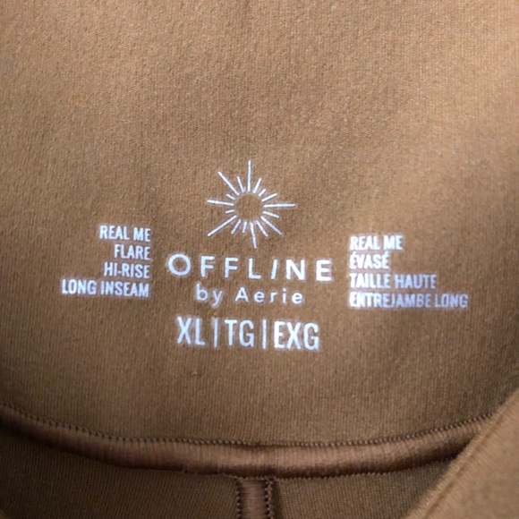 OFFLINE By Aerie Real Me High Waisted Crossover Flare Legging - Picture 6 of 7